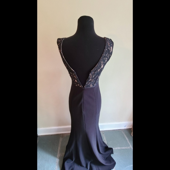 Sultry Cache Lace Bodice Gown - Picture 2 of 5